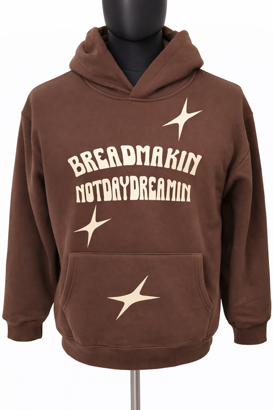 Bread Makin Hoodie- Mocha Brown(PRE ORDER ONLY)
